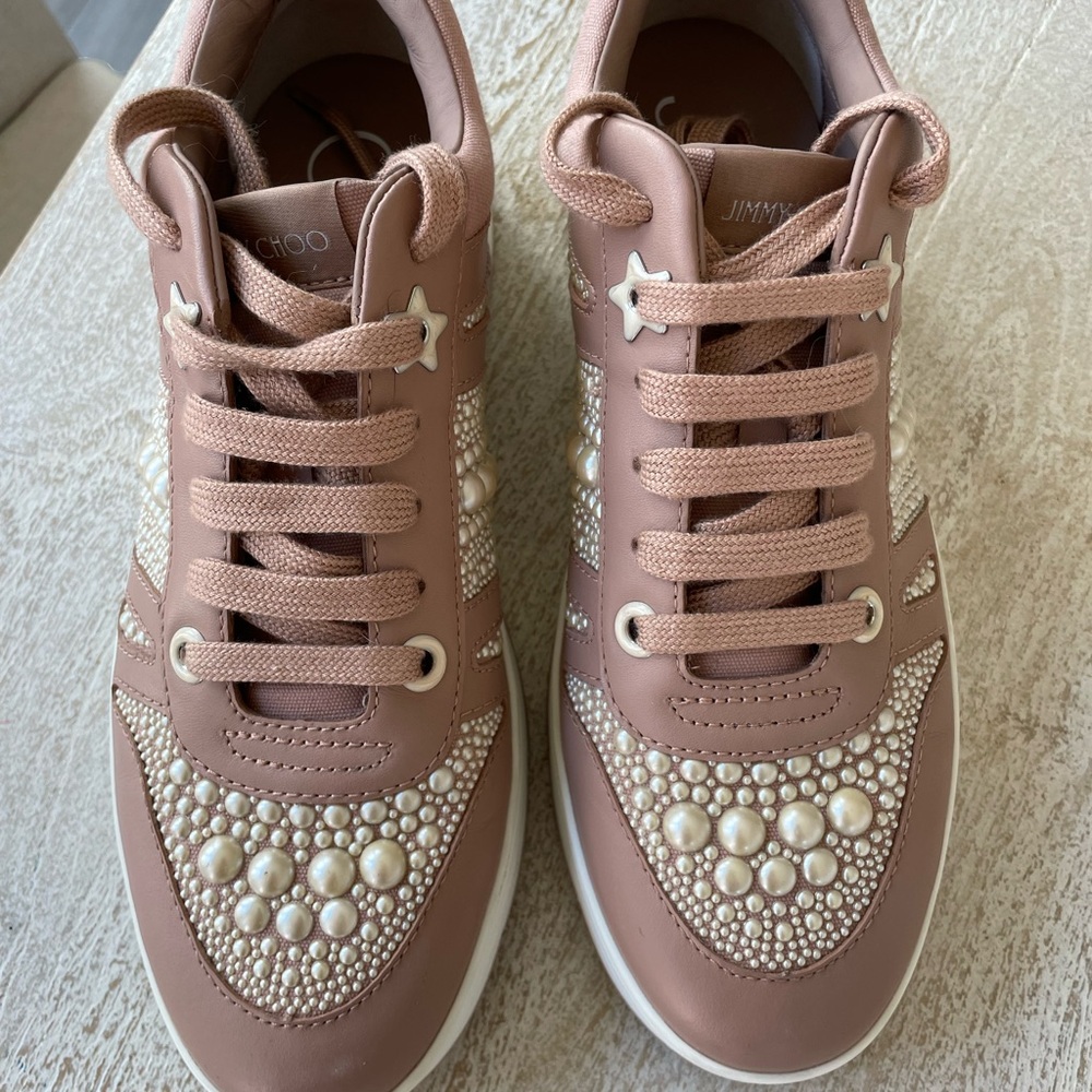 Jimmy Choo sneaker in Ballet Pink